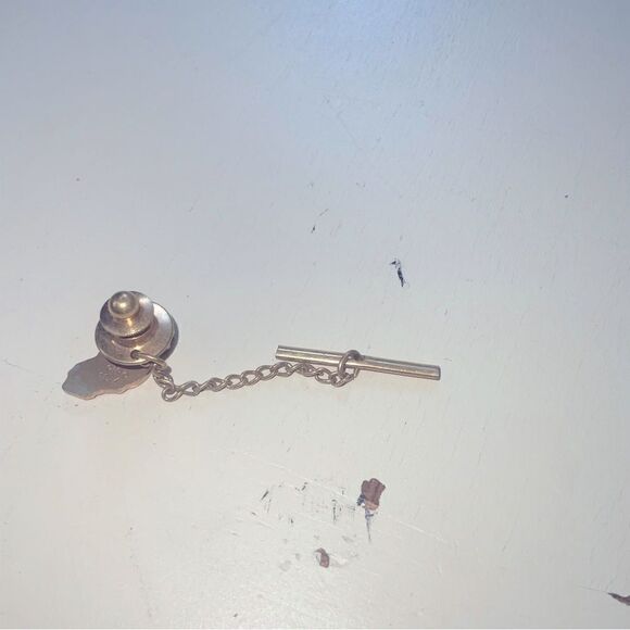 Vintage TTTP Co California Bell Systems 25 Year Service Pin 10K Gold - Picture 3 of 4